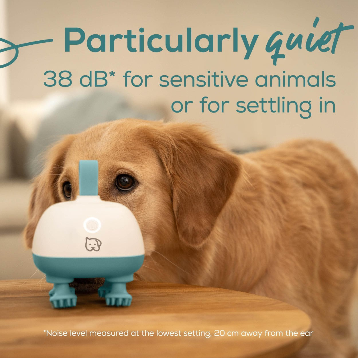 Beurer Massager for Dogs & Cats | Gentle Kneading Massage for Pets | Rechargeable | “Buddy”