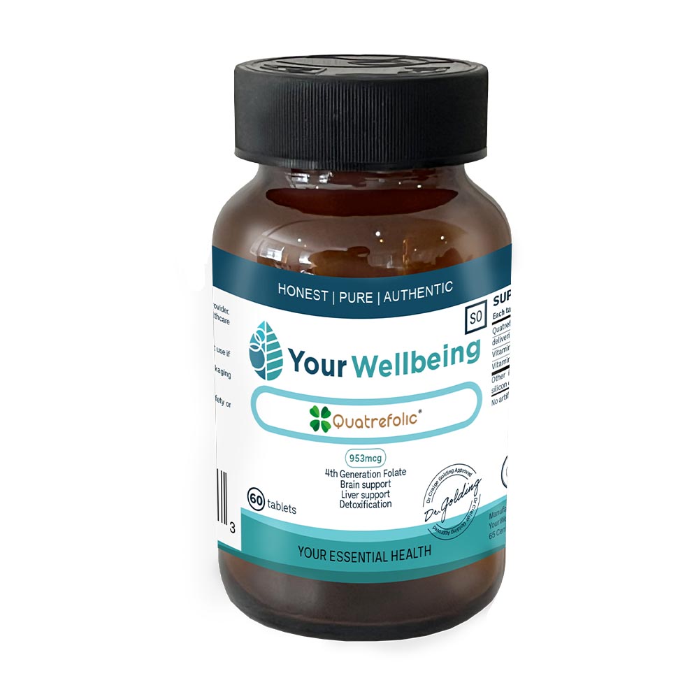 Your Wellbeing Quatrefolic - Brain Support, Liver Support, Detoxification