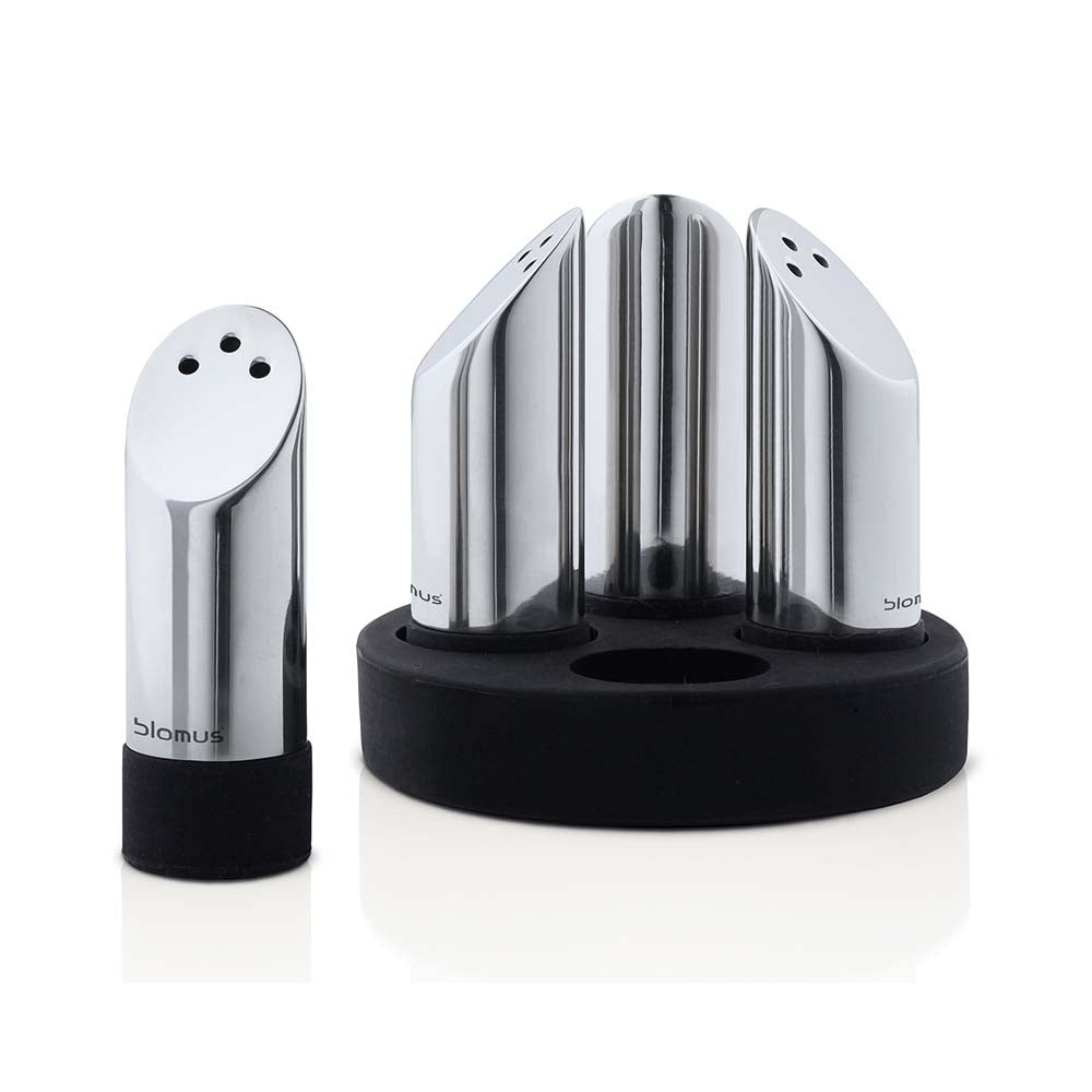 Blomus Salt Shaker Set Polished Ovo - 4 Piece