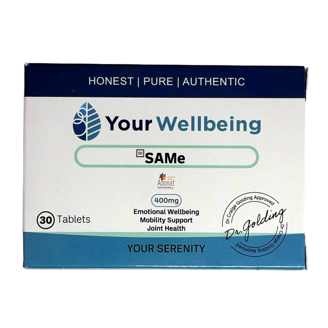 SAMe (SAMe Adonat) – Mood Balance, Stress Relief & Nervous System Support