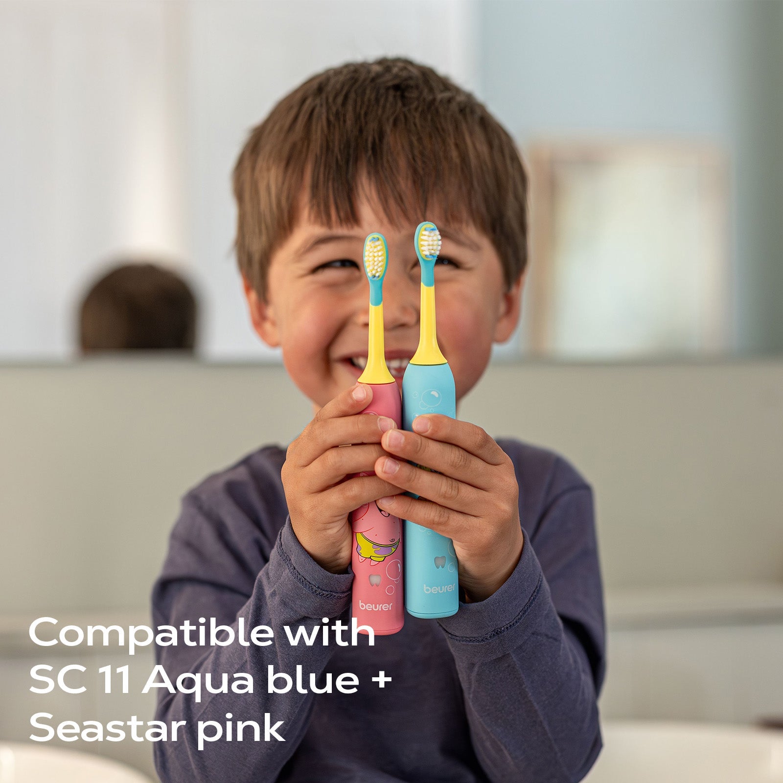 Beurer Germany Wavy Soft Sonic Toothbrush Heads | 4 Pack | Ages 3 and Up