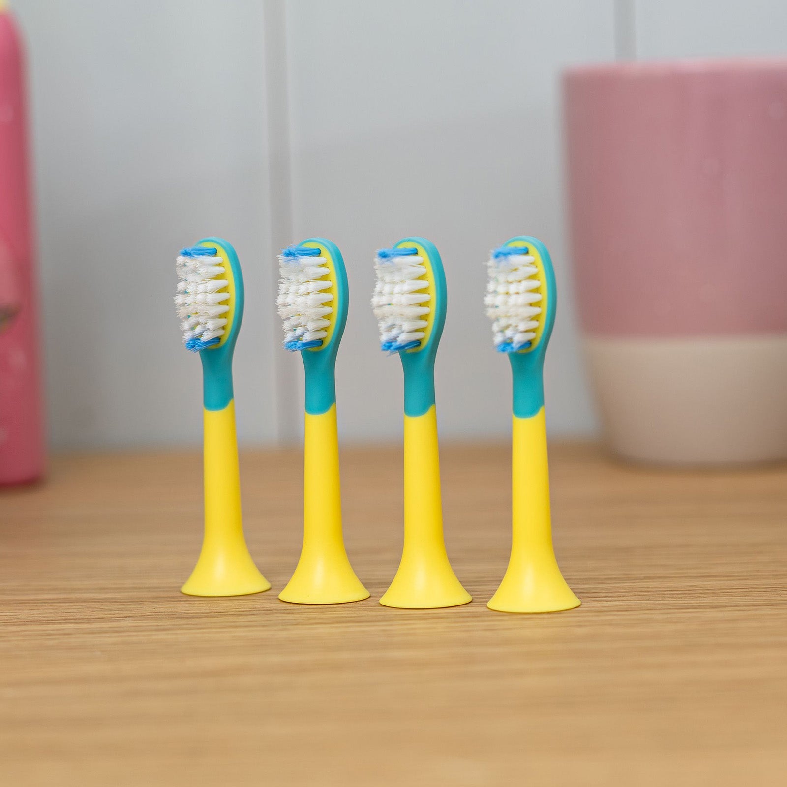Beurer Germany Wavy Clean Sonic Toothbrush Heads | 4 Pack | Ages 6 and Up