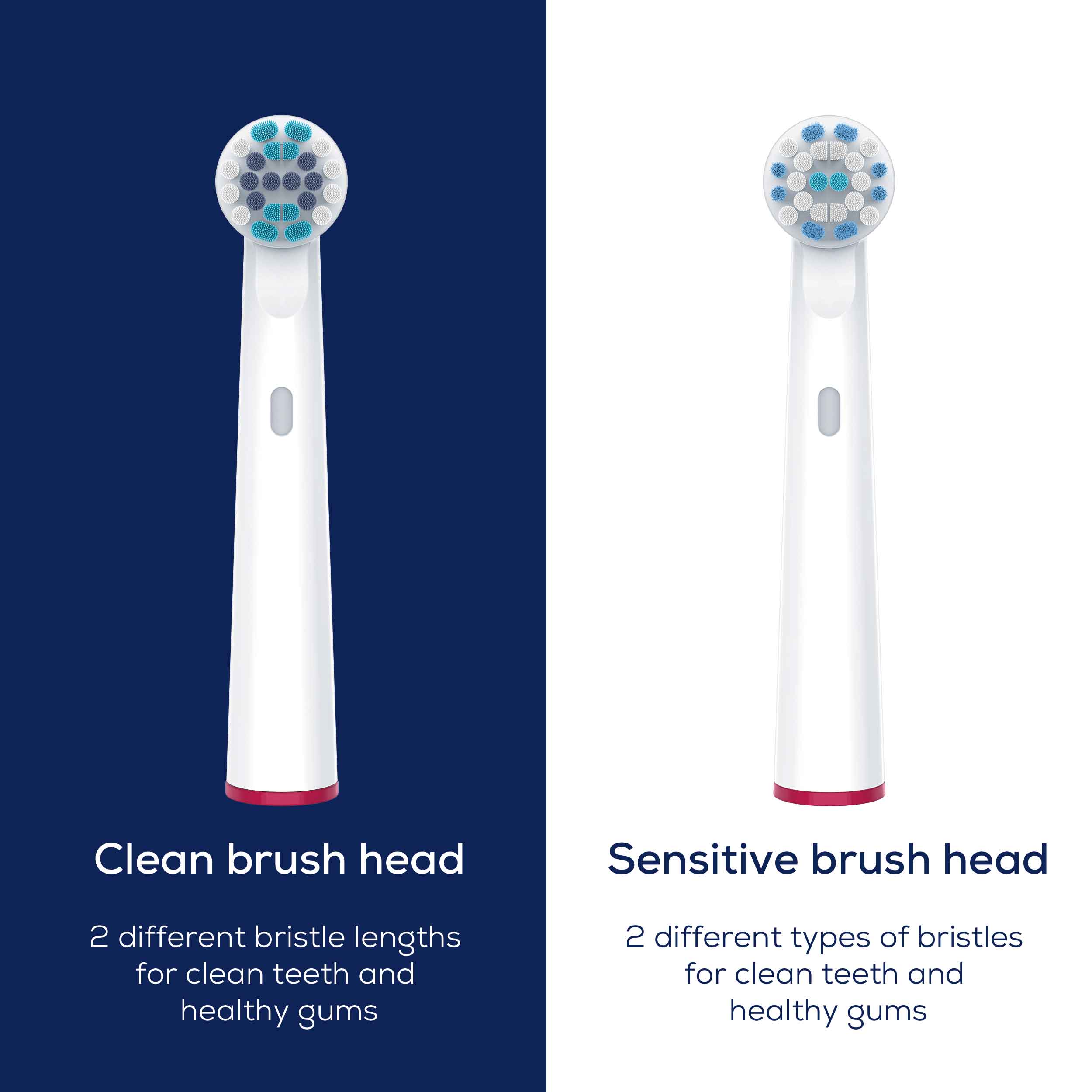 Beurer Toothbrush Heads for TB 30, TB 50, Oral-B, Rotating Brushes SENSITIVE x8