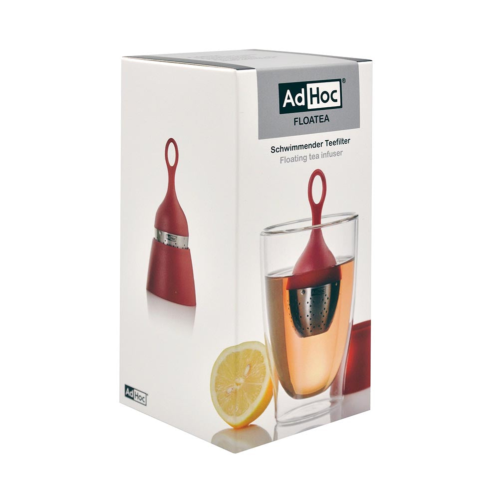 AdHoc Floating Tea Infuser - FLOATEA Red