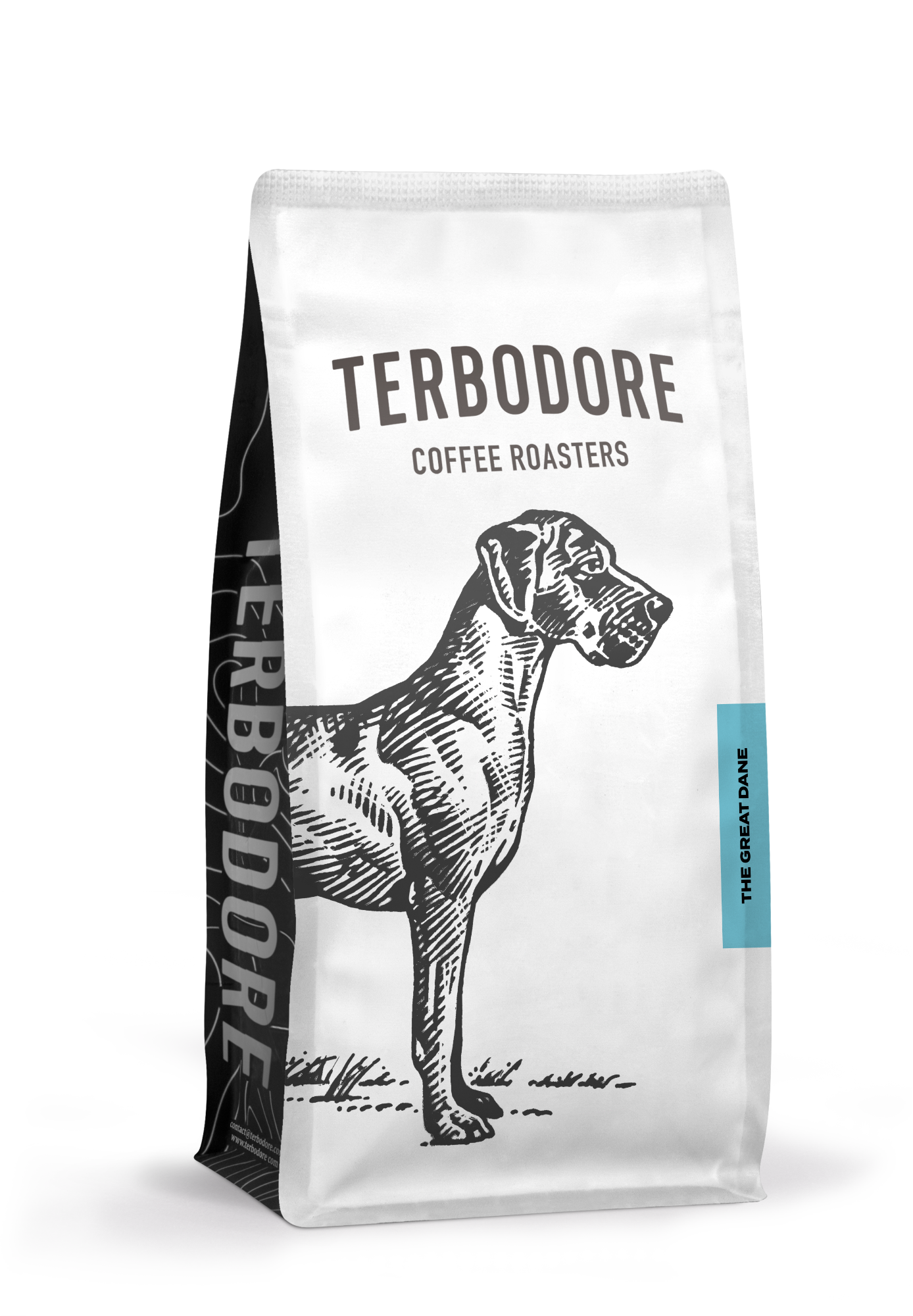 Terbodore The Great Dane Coffee Beans 1kg | Dark Roast | Cocoa Notes