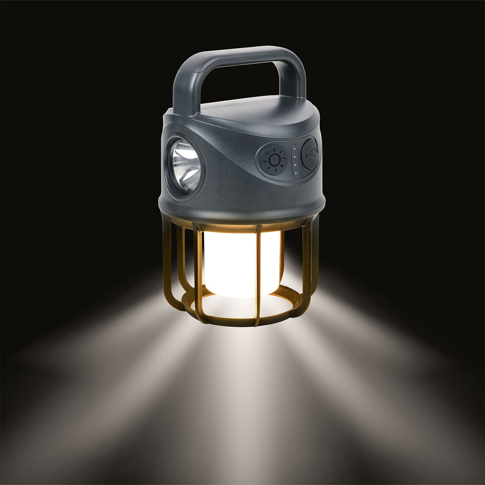 TROIKA Germany Camping Lamp & Power Bank | 4000mAh | 250lm | Splash-Proof