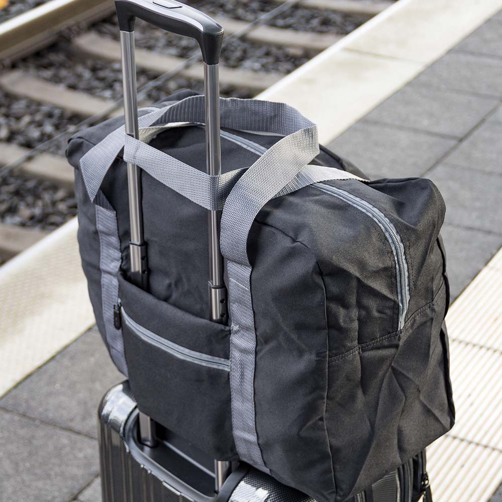 Troika Foldable Travel Bag 24l - Black