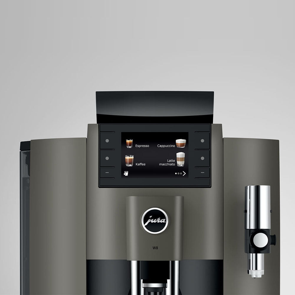 Jura W8 Professional Coffee Machine - Dark Inox