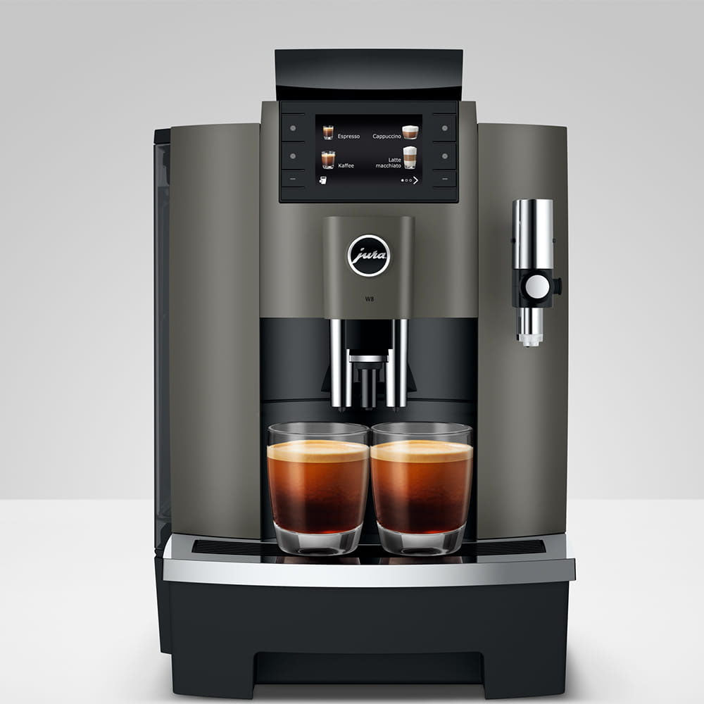 Jura W8 Professional Coffee Machine - Dark Inox