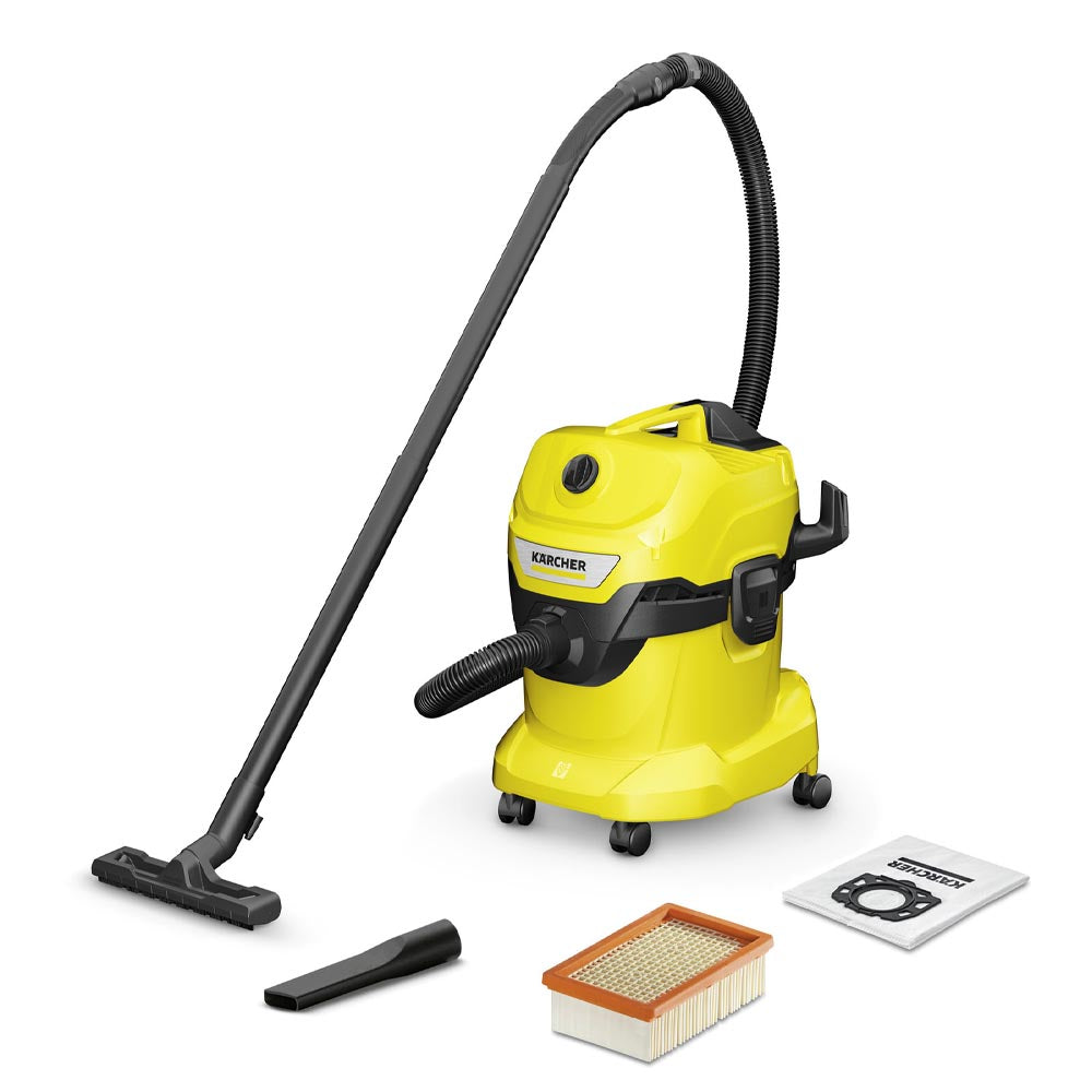 Karcher WD 4 Wet and Dry Vacuum Cleaner - Plastic Container