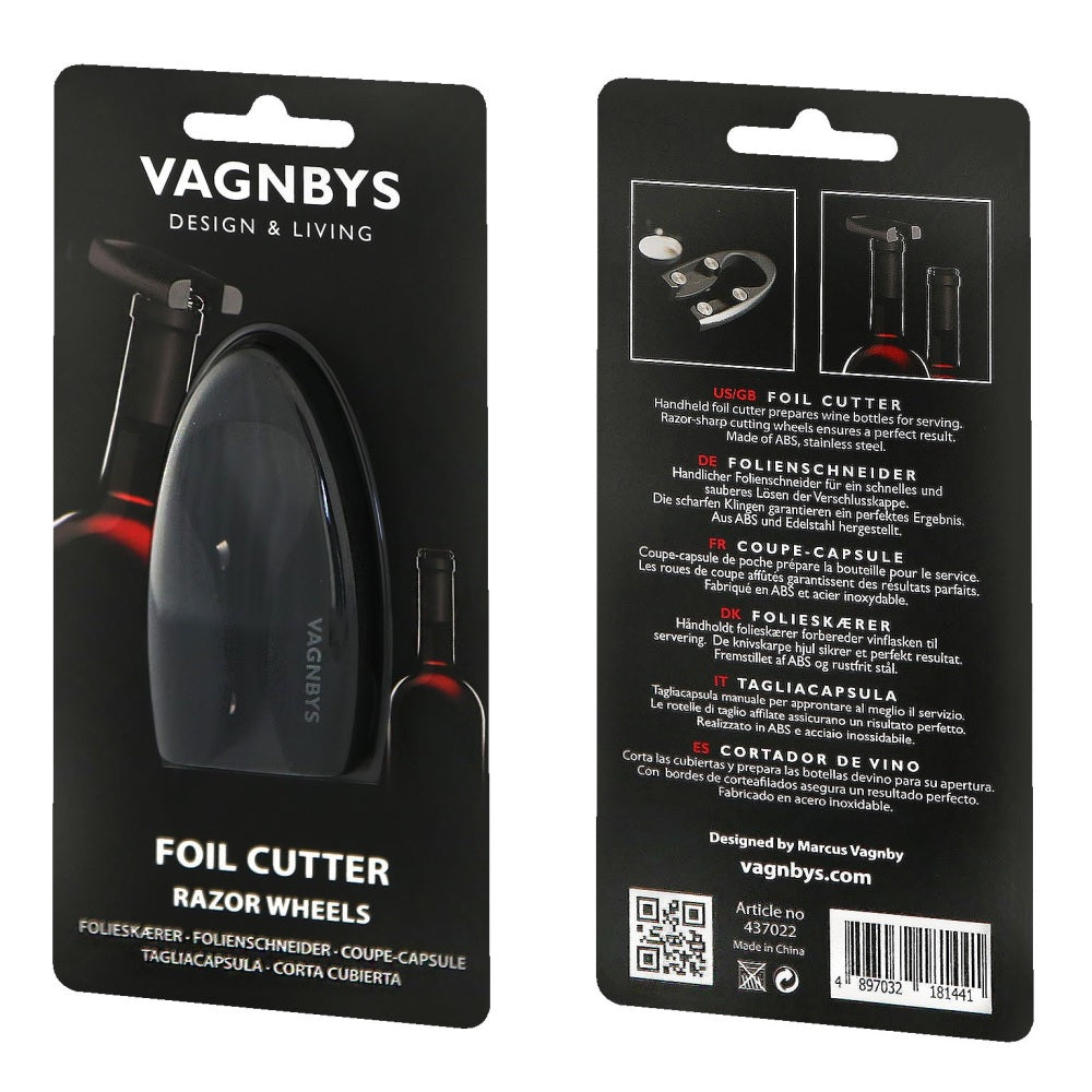 VAGNBYS Barware Tool Set: 2-in-1 Corkscrew & Wine Stopper & 1x Foil Cutter