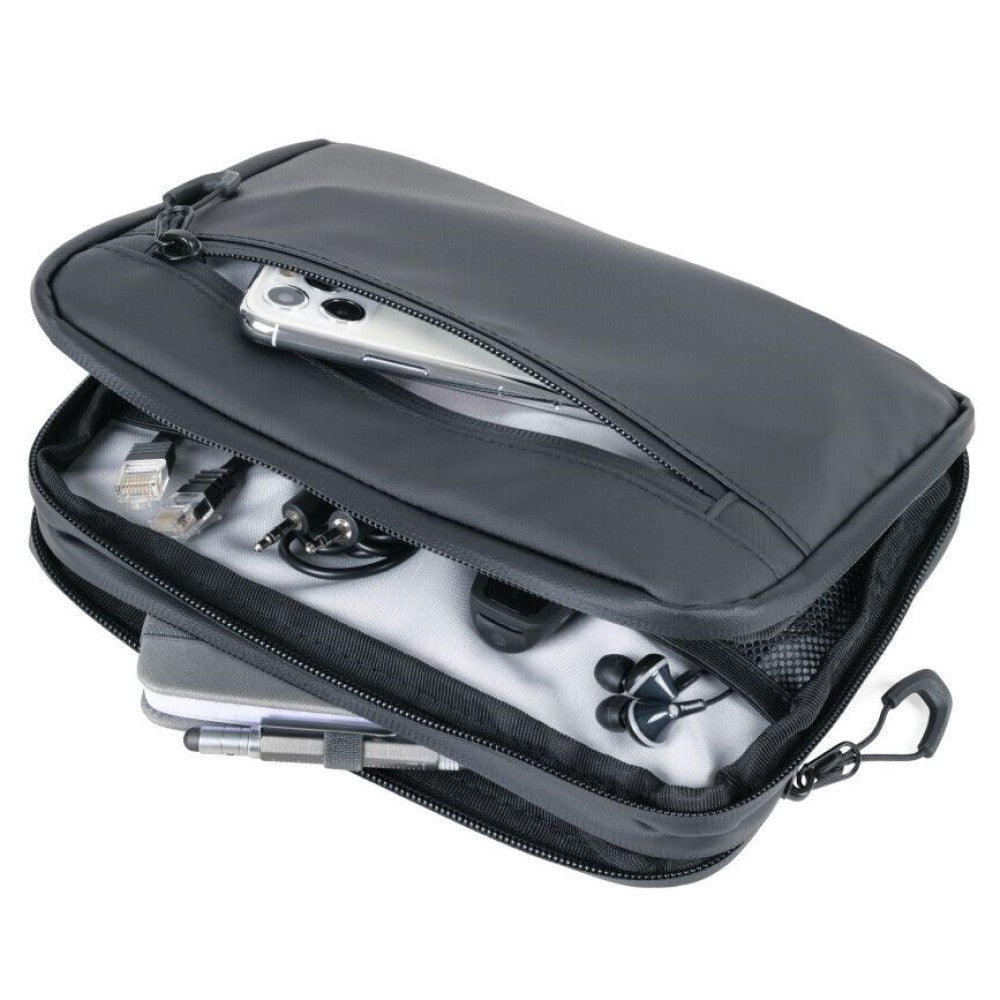 TROIKA Cable Bag / Electronic Accessories Organiser - WATERPROOF TECH CASE