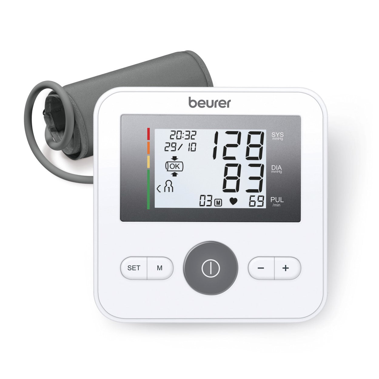 Beurer BM 27+ Dual-Energy Upper Arm Blood Pressure Monitor - Universal Cuff 22-42cm