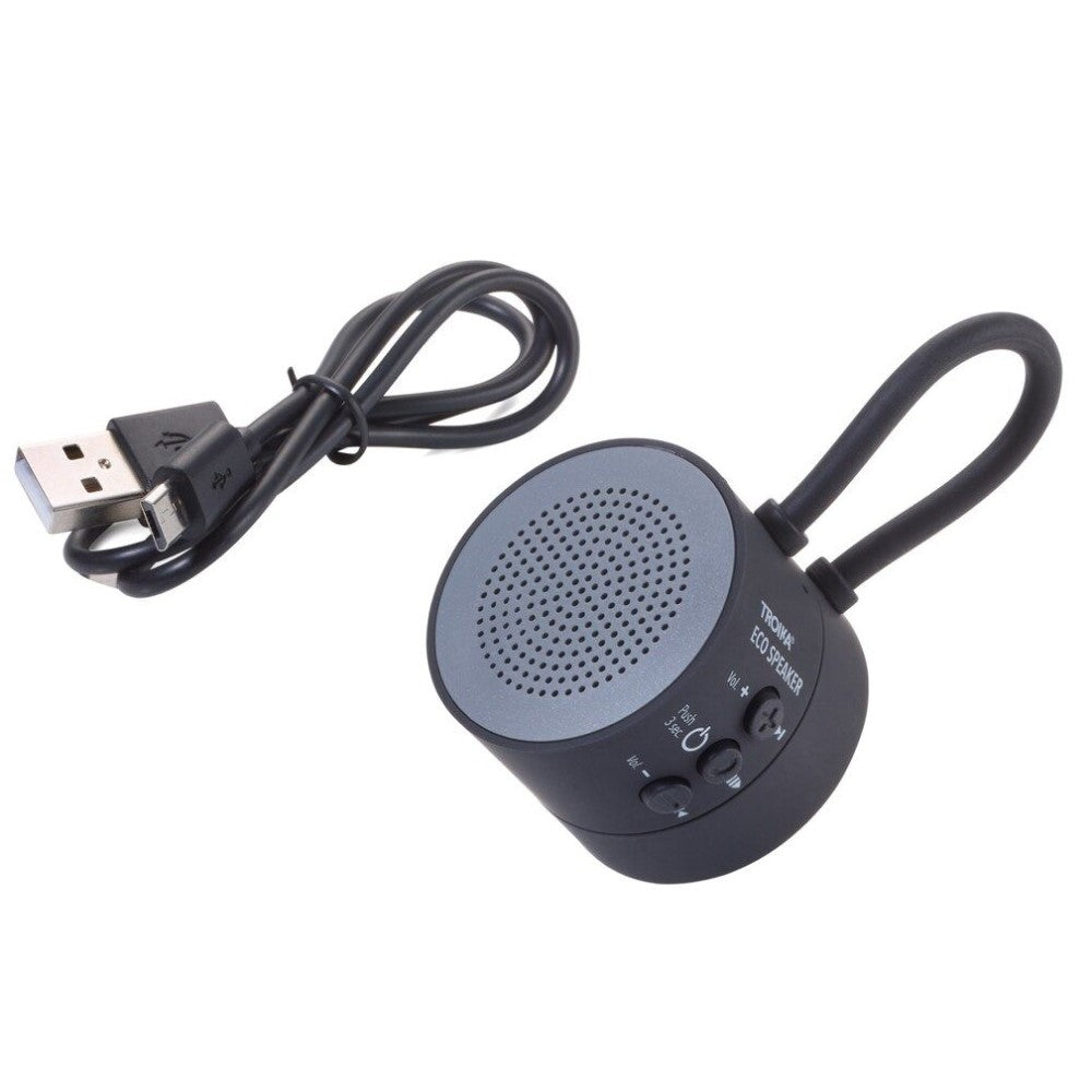 TROIKA Mini Speaker USB Rechargeable and Hands Free for Active Lifestyles