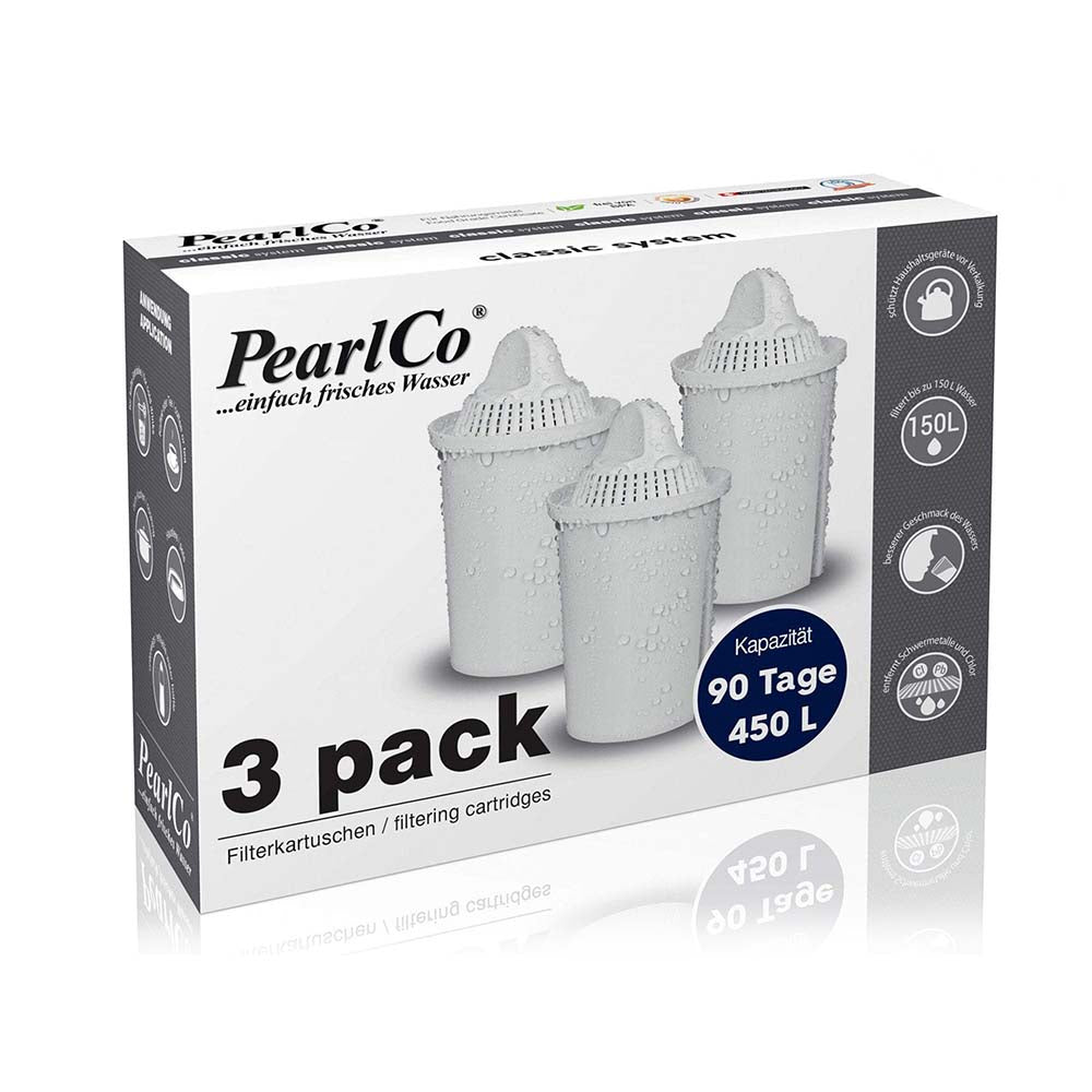 Pearlco Filter Cartridges Classic Brita® Compatible - Pack of 3