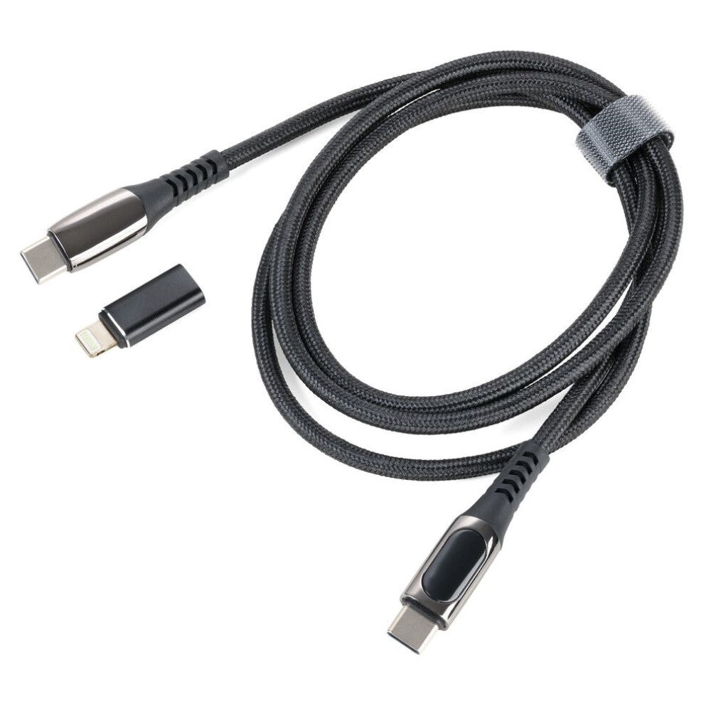 Troika High-Speed USB-C Charging & Data Transfer Cable – 1m Textile Coated Cable
