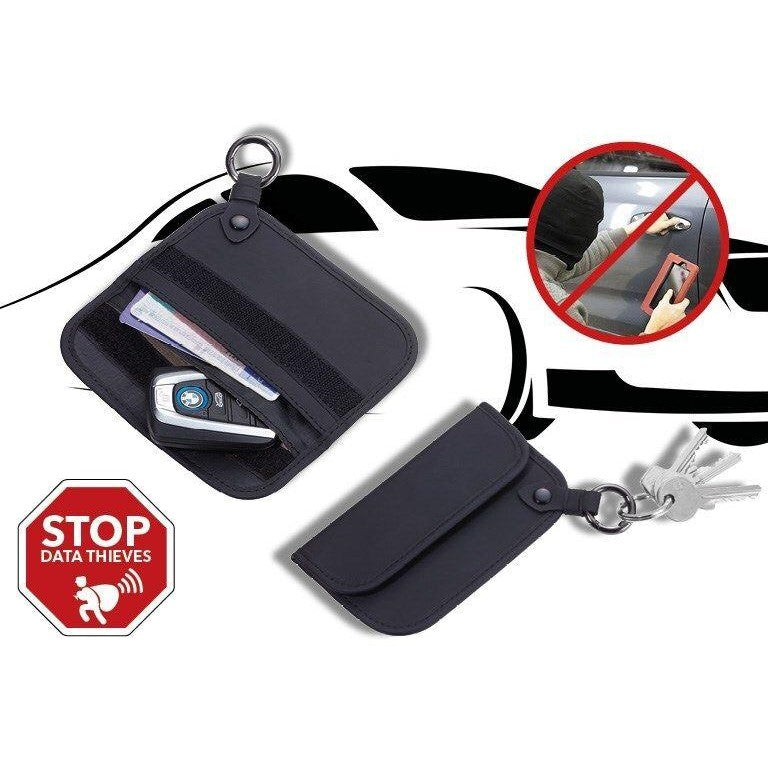 TROIKA Car Key Signal Blocker Case: RFID Blocking Pouch for Keyless Button Start Cars