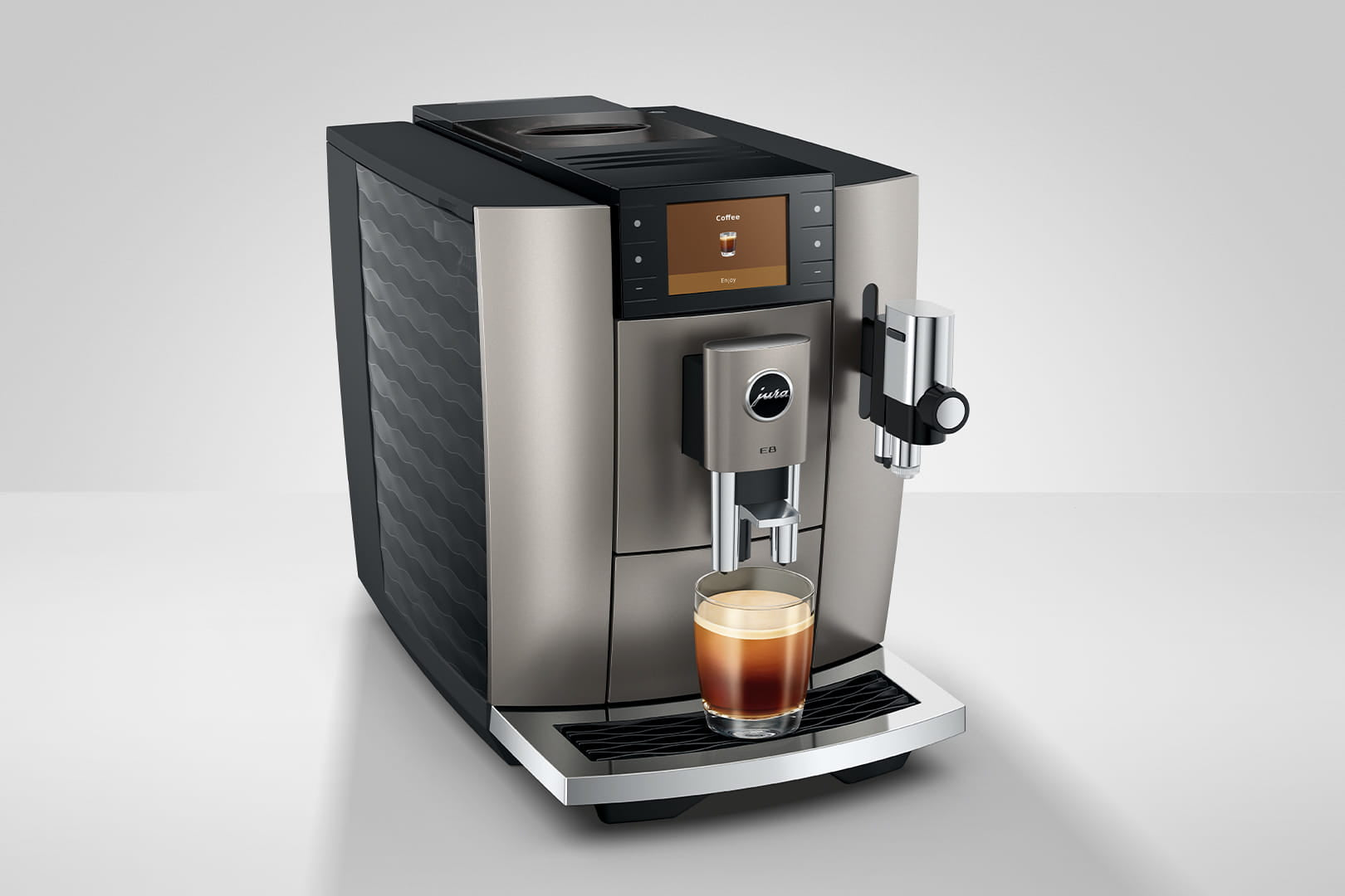 Jura E8 Coffee Machine – Midnight Silver (2026)