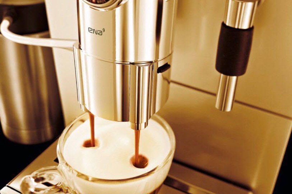 JURA Coffee Machines: ENA drawing two espressos