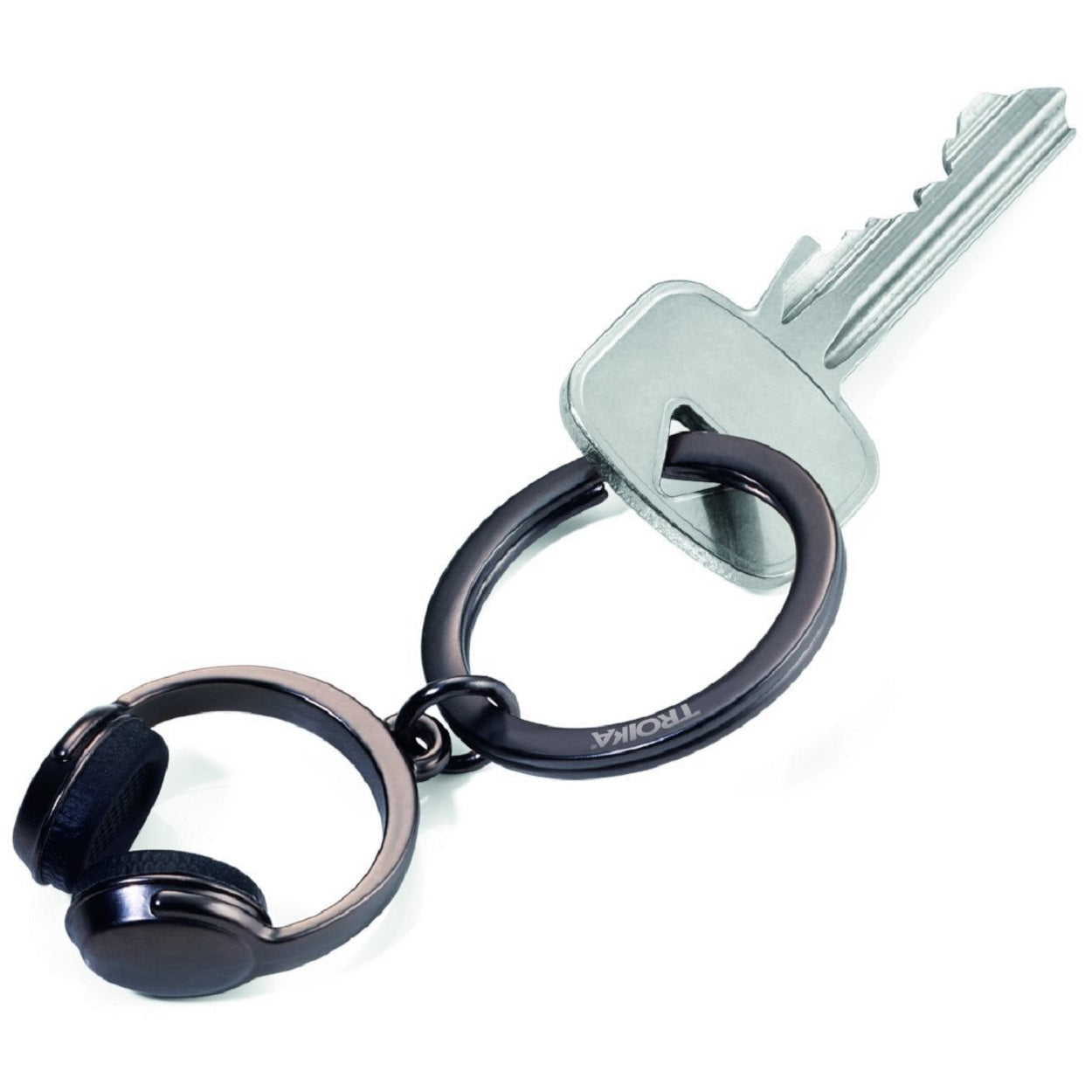 TROIKA Keyring with Headphones Charm - HEADPHONES