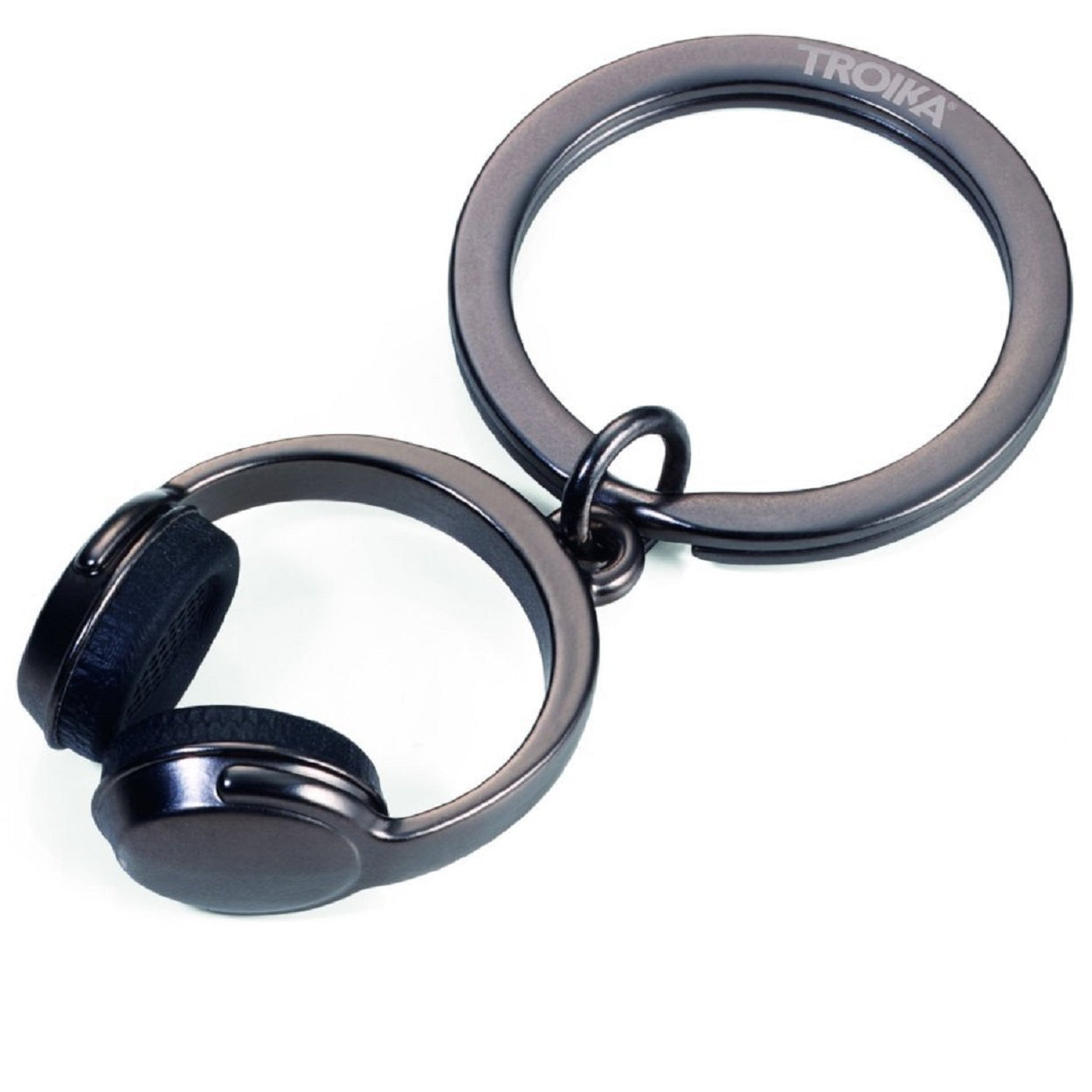 TROIKA Keyring with Headphones Charm - HEADPHONES