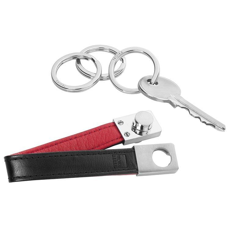 TROIKA Keyring Twist-Lock TWISTER RED PEPPER