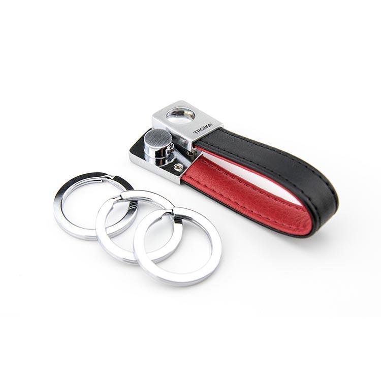 TROIKA Keyring Twist-Lock TWISTER RED PEPPER