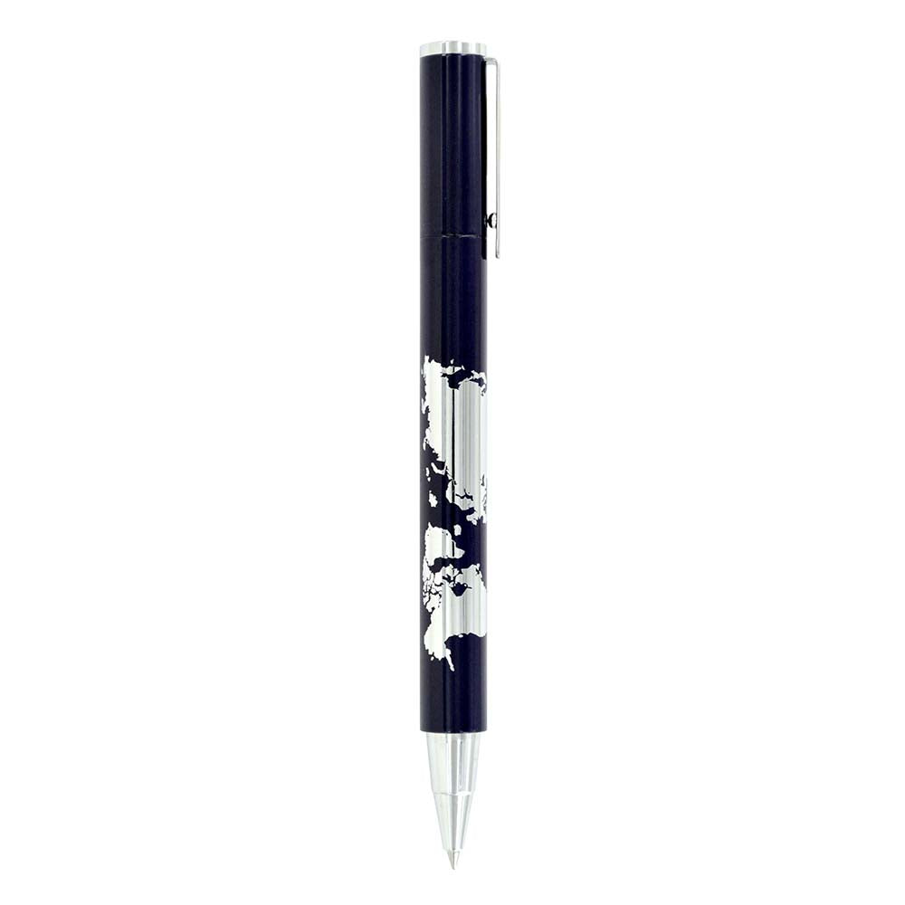 TROIKA Rollerball Pen World In Your Hand - Dark Blue