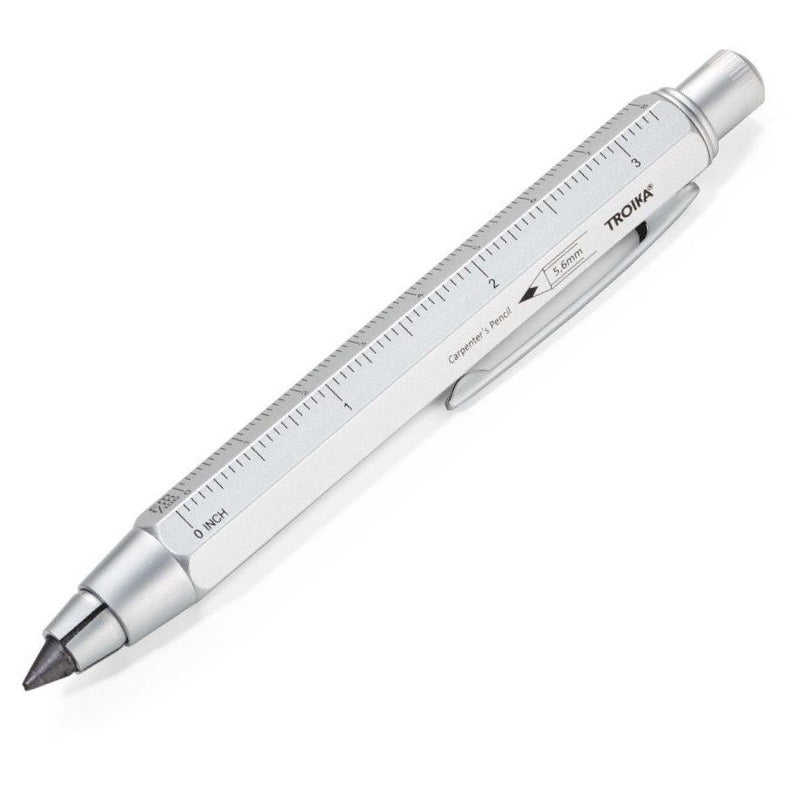 TROIKA Carpenter's Pencil Thick ZIMMERMANN 5,6 – Silver Colour