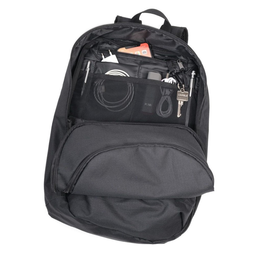 TROIKA Foldable Backpack or Organiser Case: 2-in-1 Bag Converts as Needed