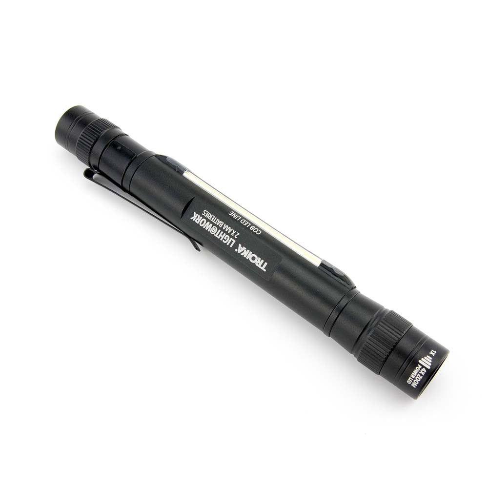 TROIKA 4-in-1 Super Bright LED Torch with Zoom Focus - Black