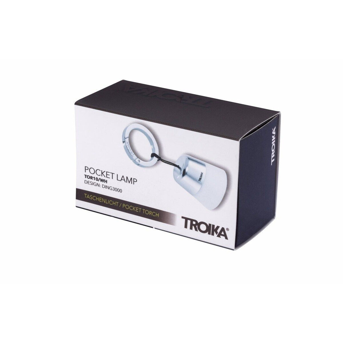 TROIKA mini LED bag light TOR10/WH in its gift box
