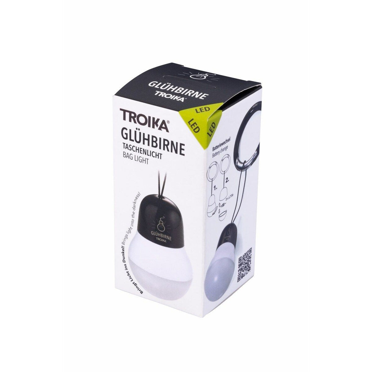 TROIKA light bulb bag light TOR22/BK in its box