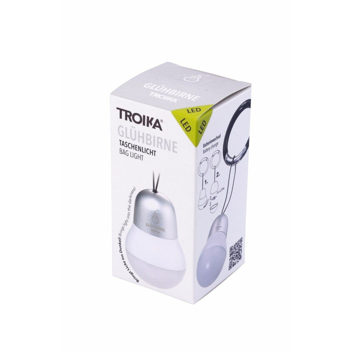 TROIKA light bulb bag light TOR22/SI in its box