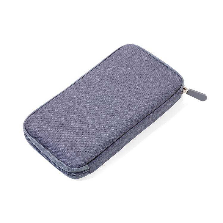 Troika Travel Document Case with RFID Fraud Prevention Safe Flight Grey