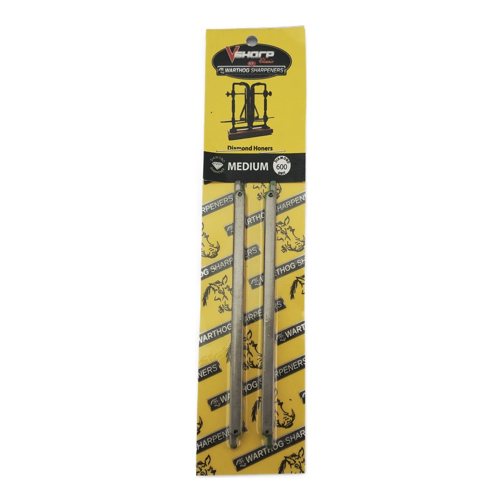 Warthog V-Sharp Classic I Replacement Diamond Honers – Medium 600 Grit (Pair)