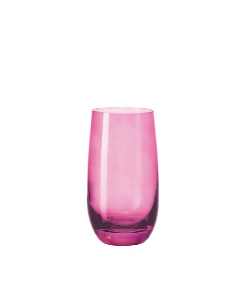 Leonardo Tall Drinking Glass - Violet Purple SORA 6 Piece