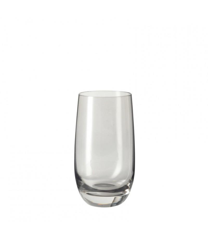 Leonardo Tall Drinking Glass - Basalt Grey SORA 6 Piece