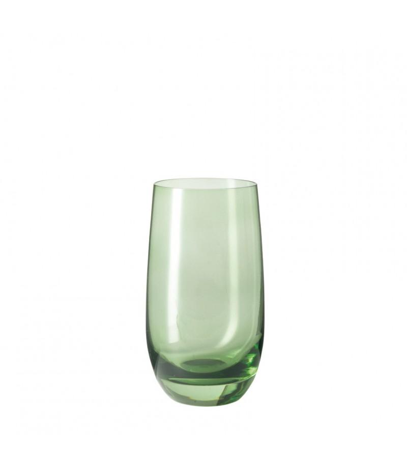 Leonardo Tall Drinking Glass - Green SORA 6 Piece