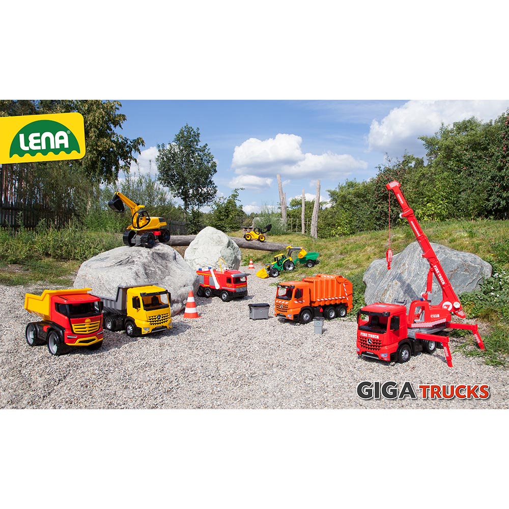 LENA Toy Excavator BOXED EXTRA LARGE XL GIGA TRUCK Ride-On 70cm