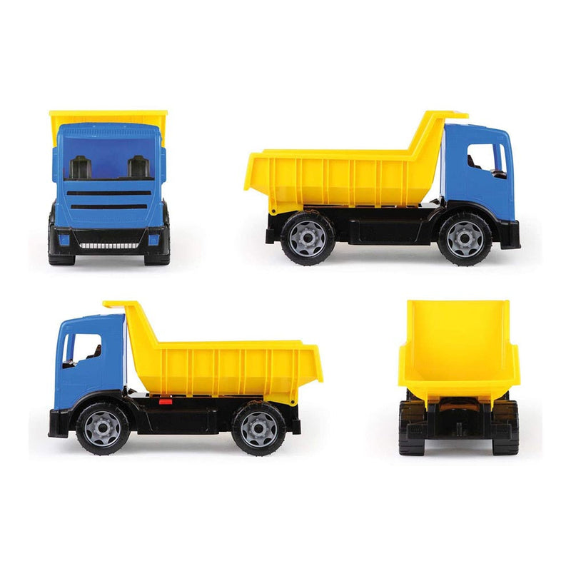 Lena Toy Dump Truck Boxed XL Giga Truck Actros Blue/Yellow 63cm