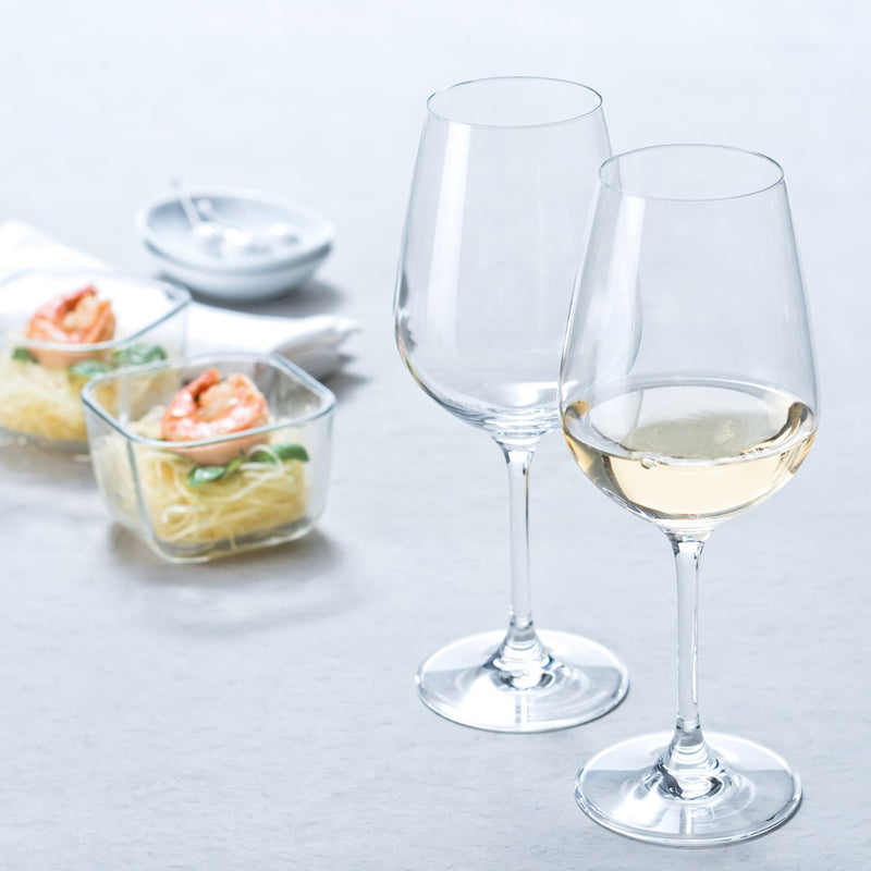 Leonardo TIVOLI White Wine Glass Durable Teqton Glass 450ml - Set of 6