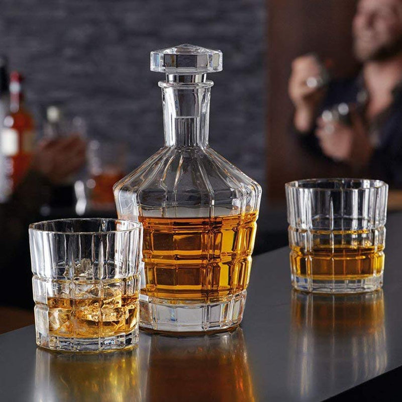 Leonardo Whisky Decanter and Tumbler Set Spiritii Three Pieces