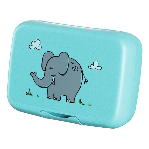 Leonardo Lunchbox for Children BPA-Free BAMBINI - Turquoise Elephant