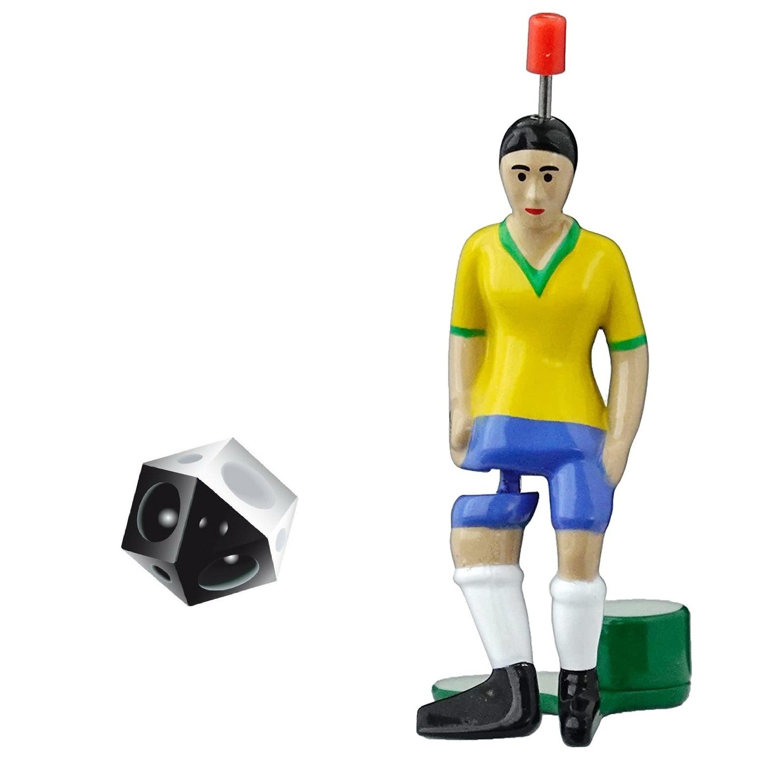 TIPP-KICK Star-Kicker, Penalty Goal Box & Anthem Sound Chip: Brazil