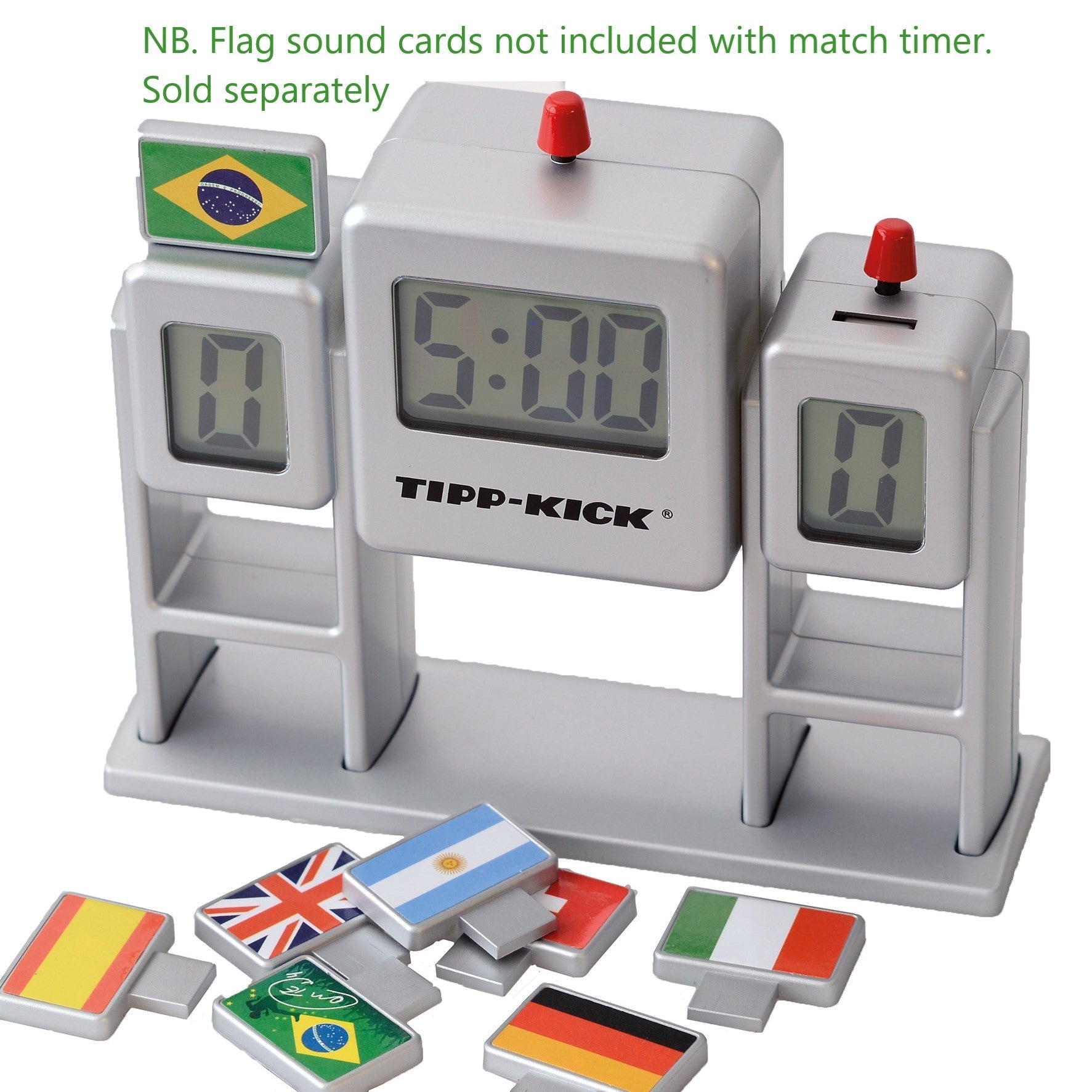 TIPP-KICK Star-Kicker, Penalty Goal Box & Anthem Sound Chip: Brazil