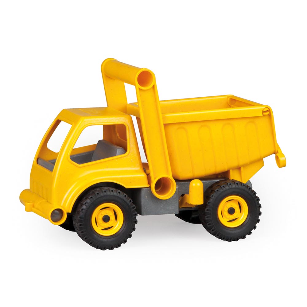 LENA Toy Dump Truck Eco-Actives Plastic-Wood Compound 27 x 21.5 x 23 cm
