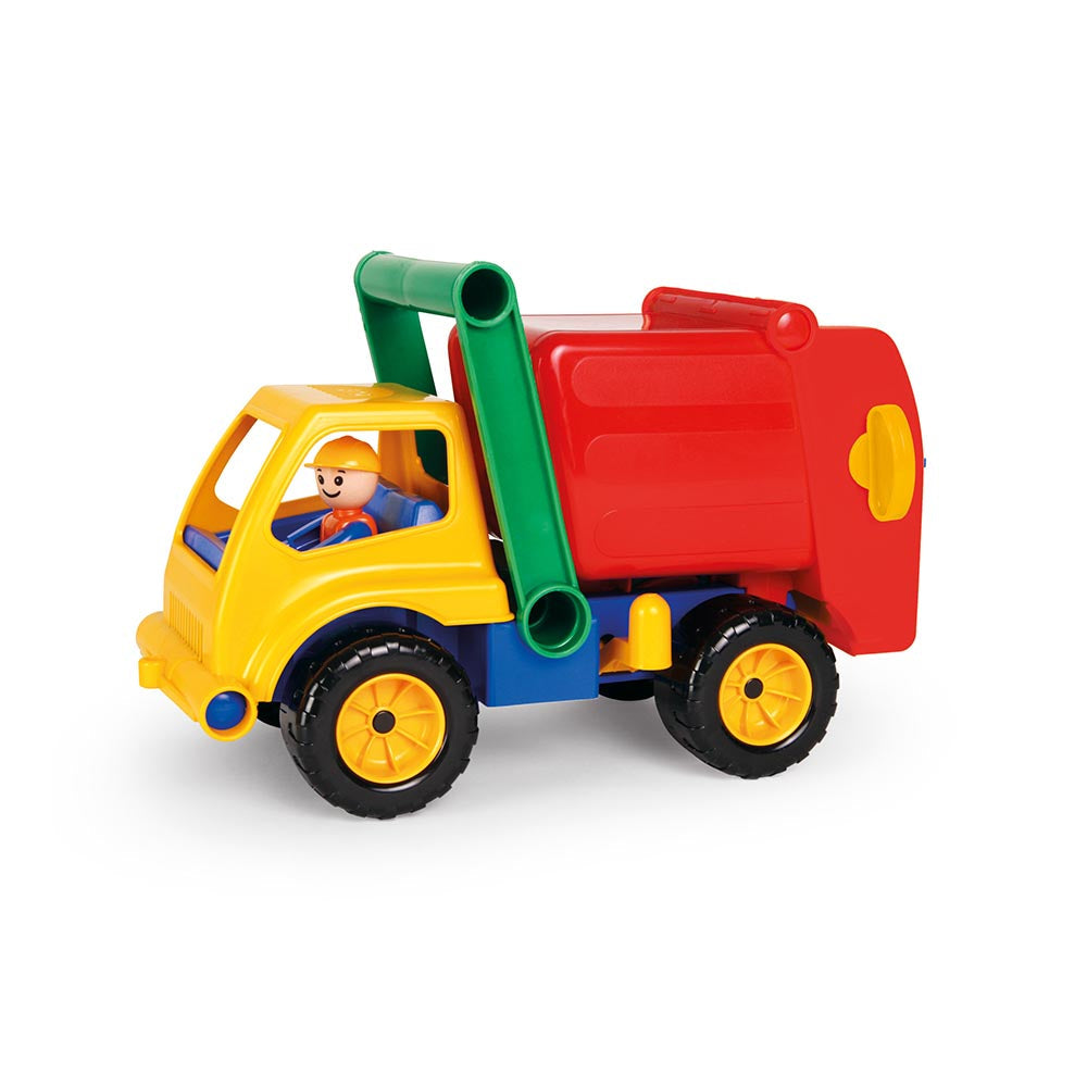 Lena Toy Garbage Truck with Toy Figure Aktive Multi-Coloured 30cm