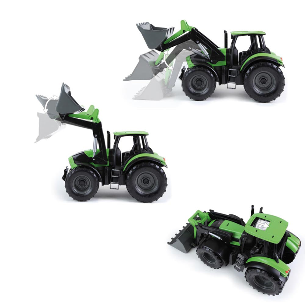 LENA Toy Tractor XL WORXX Deutz-Fahr Agrotron 7250TTV Replica 45x19x24 cm