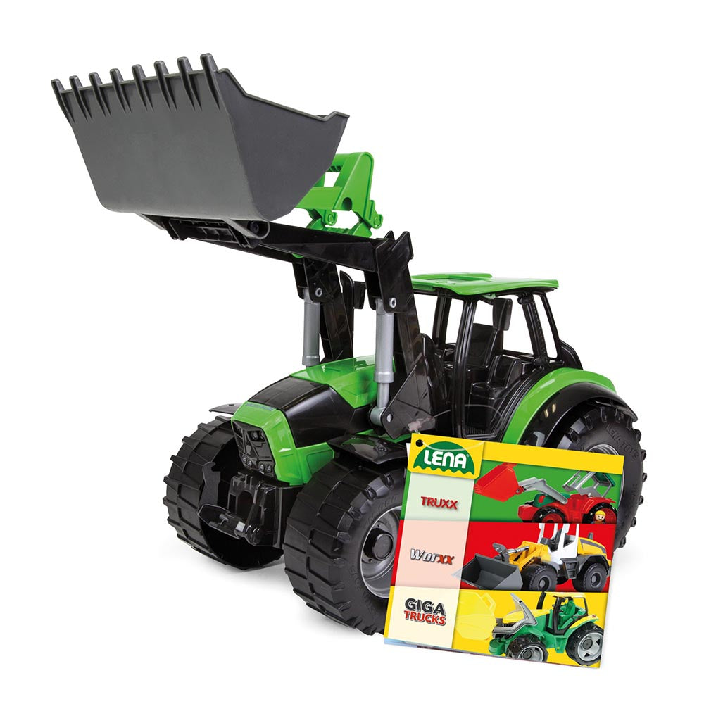 LENA Toy Tractor XL WORXX Deutz-Fahr Agrotron 7250TTV Replica 45x19x24 cm